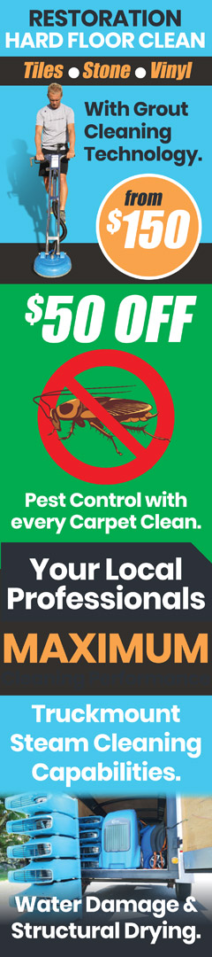 Carpet Cleaning, Pest Control, Tile Cleaning Special Offer for Tweed Coast Locals